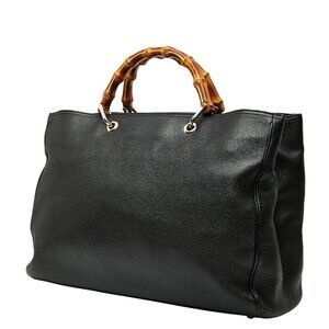 Gucci Handle Shoulder Tan Bamboo Brown Beige Bag 2way Multicolor Top Leather